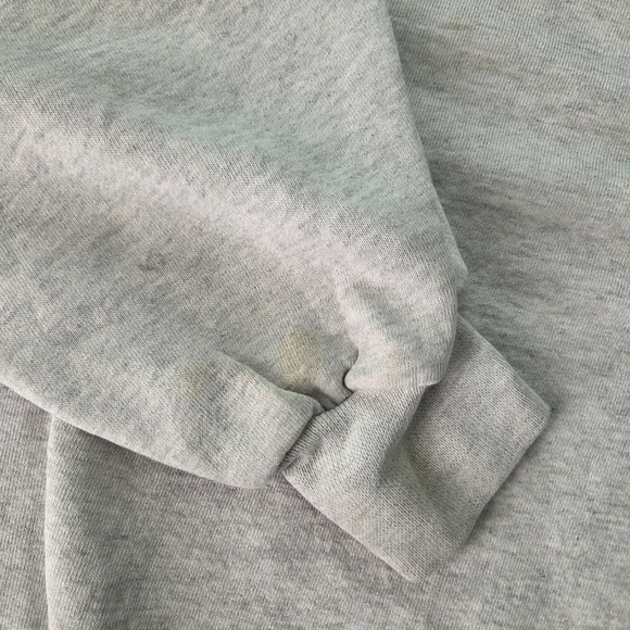 Vintage 90s Russell Gray Graphic Streetwear Boxy Crewneck Sweatshirt XL - Picture 8 of 11